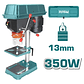 Taladro De Pedestal 350w 13mm Total Tdp133501 Color Turquesa - Miniatura 2