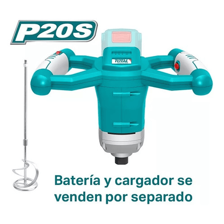 Mezclador Inalámbrico Litio-ion 20v Total 2
