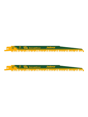 Juego Hojas Sierra Sable Para Madera 240mm 2 Piezas Jadever