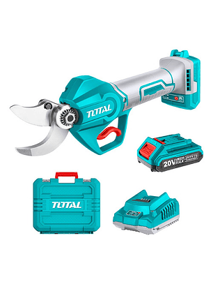 Tijera Podar Jardín Blmotor 30mm + Bat 2a + Carg + Acc Total Color Turquesa