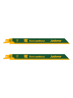 Juego Hojas Sierra Sable Para Metal 300mm 2 Piezas Jadever