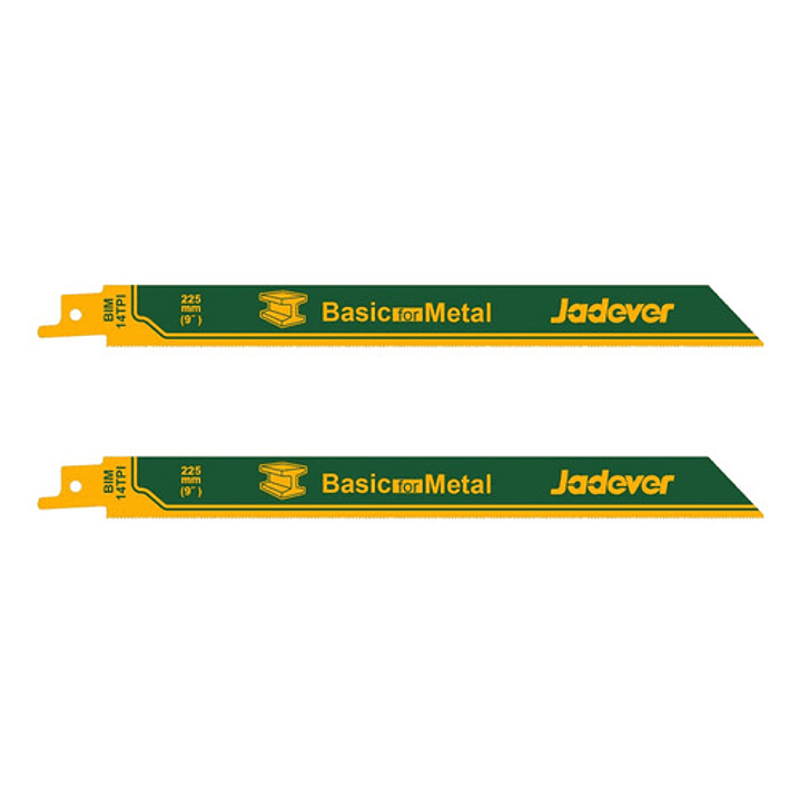 Juego Hojas Sierra Sable Para Metal 300mm 2 Piezas Jadever 1