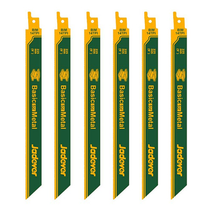 Juego Hojas Sierra Sable Para Metal 300mm 2 Piezas Jadever 4