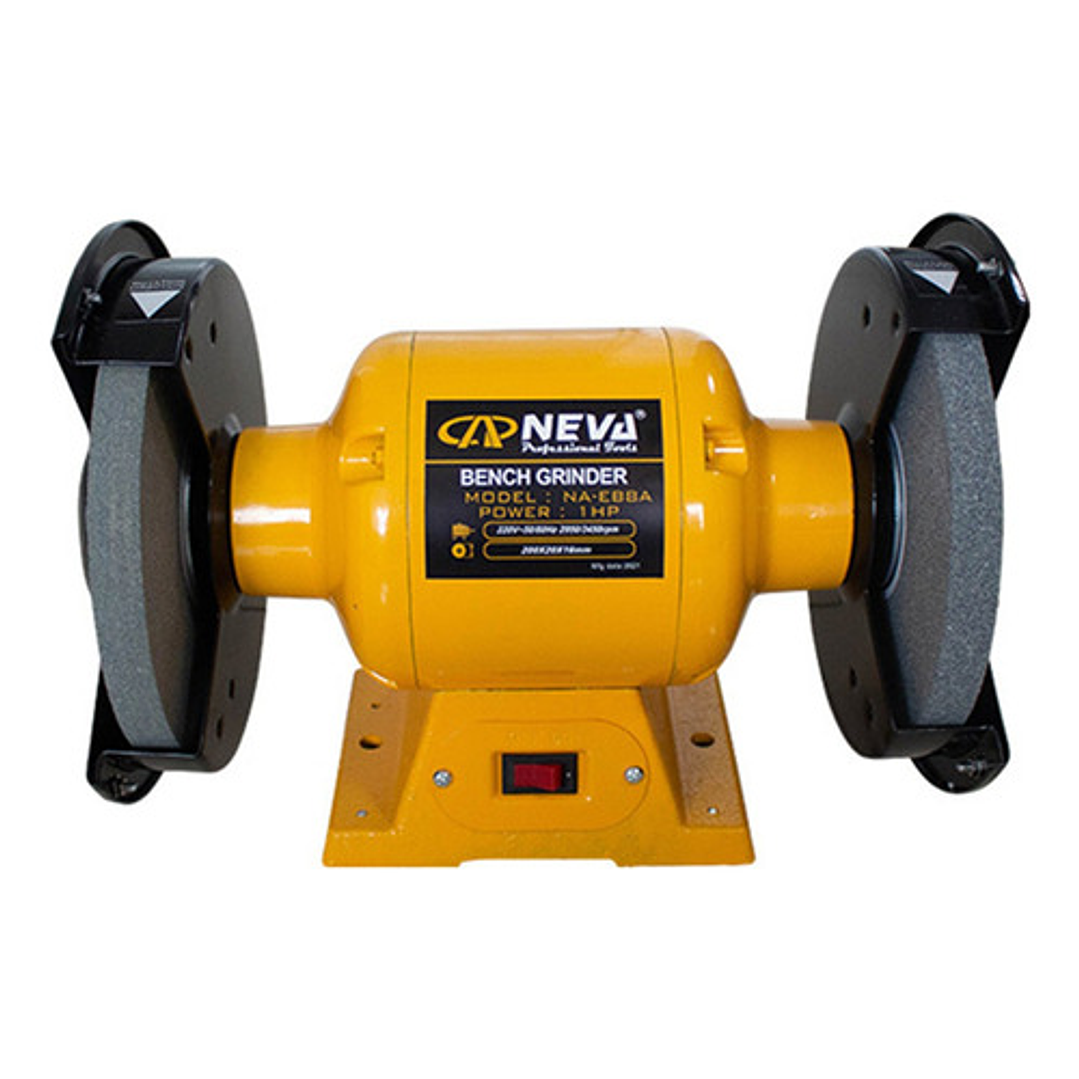 Esmeril De Banco 8 Pulgadas 1 Hp Neva Na-eb8a Color Amarillo 1