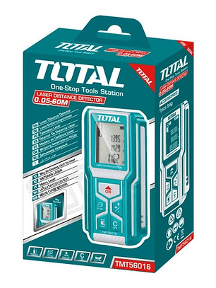Medidor Laser Digital 60m (precision 2mm) Total