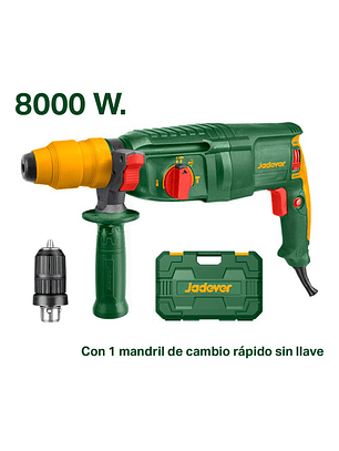 Rotomartillo Sds Plus 800w Jdrh1d26-2 Con Adaptador Jadever,