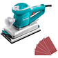 Lijadora Orbital Rectangular 350w (110x220mm) Total Color Verde Claro - Miniatura 1