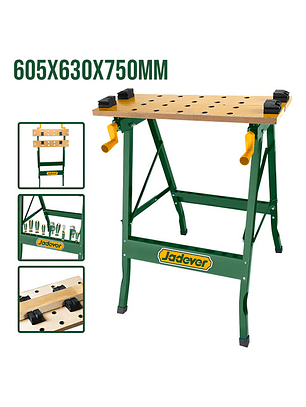 Mesa Banco De Trabajo Plegable 605x630x750mm Jadever