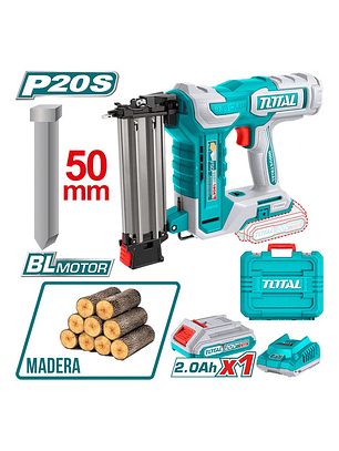 Clavadora Blmotor + Bat 2ah + Carg + 1000 Clavos + Acc Total