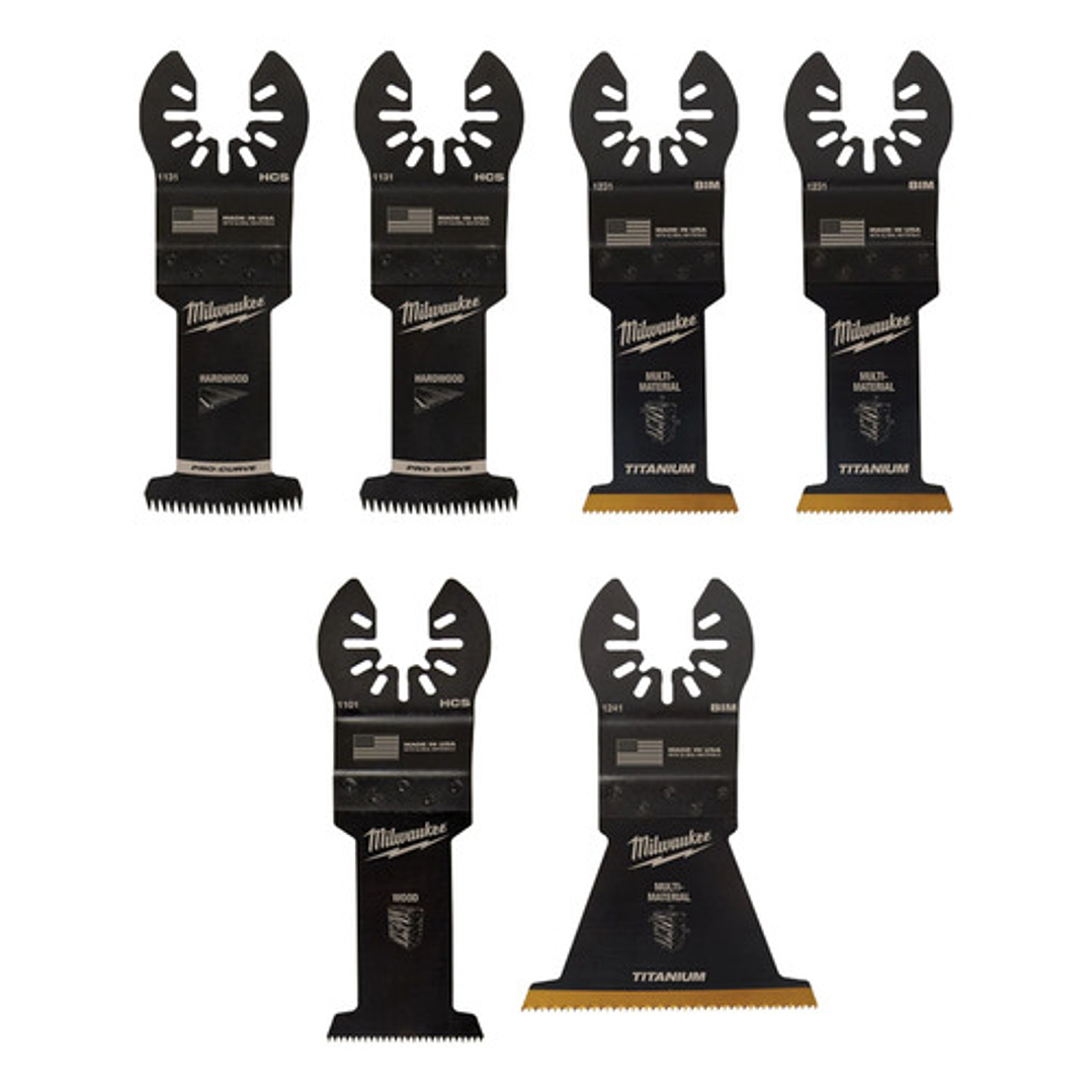 Hojas Multiherramienta 6 Piezas Milwaukee 49-10-9112 1