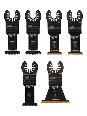 Hojas Multiherramienta 6 Piezas Milwaukee 49-10-9112