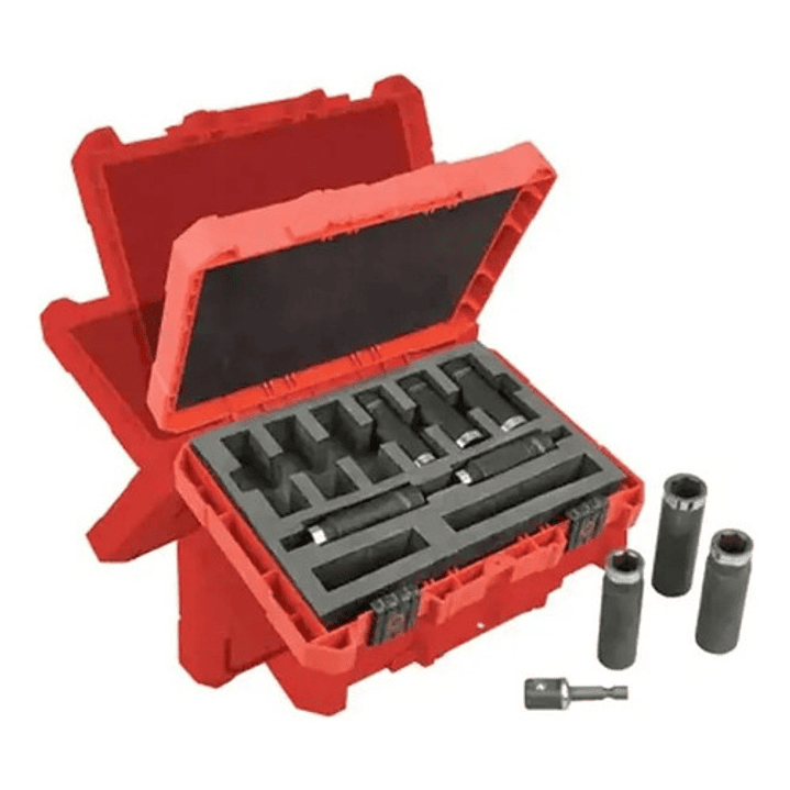 Juego De Dados Impacto. 1/2 9 Piezas Milwaukee 49-66-4484 1