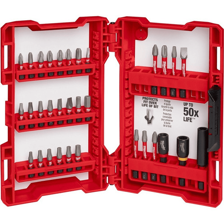 Set Juego De Puntas De Impacto Milwaukee 32 Pzs. 48-32-4004 1