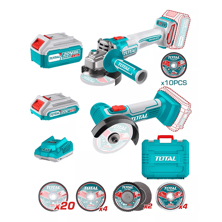 Esmeril Industrial 115mm Blmotor + Mini Esmeril Corte 76mm Total 1