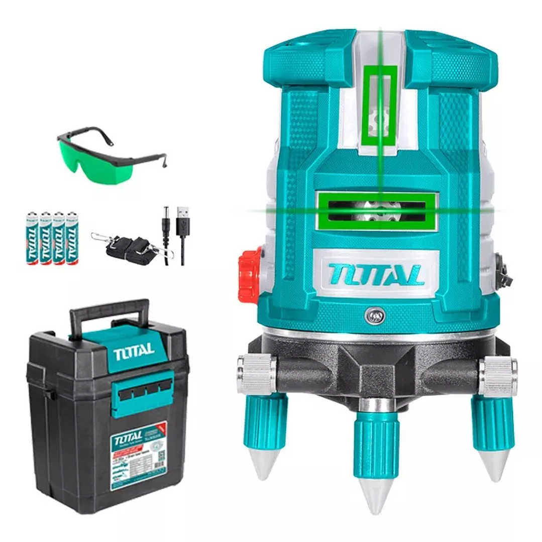 Nivel Láser Autonivelante Luz Verde 30m Total TLL305205 1