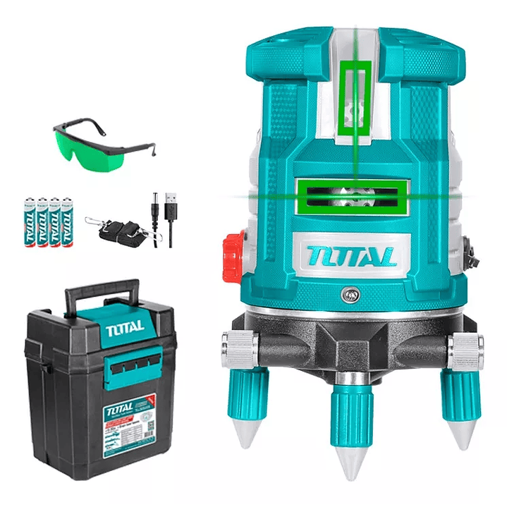 Nivel Láser Autonivelante Luz Verde 30m Total TLL305205 1
