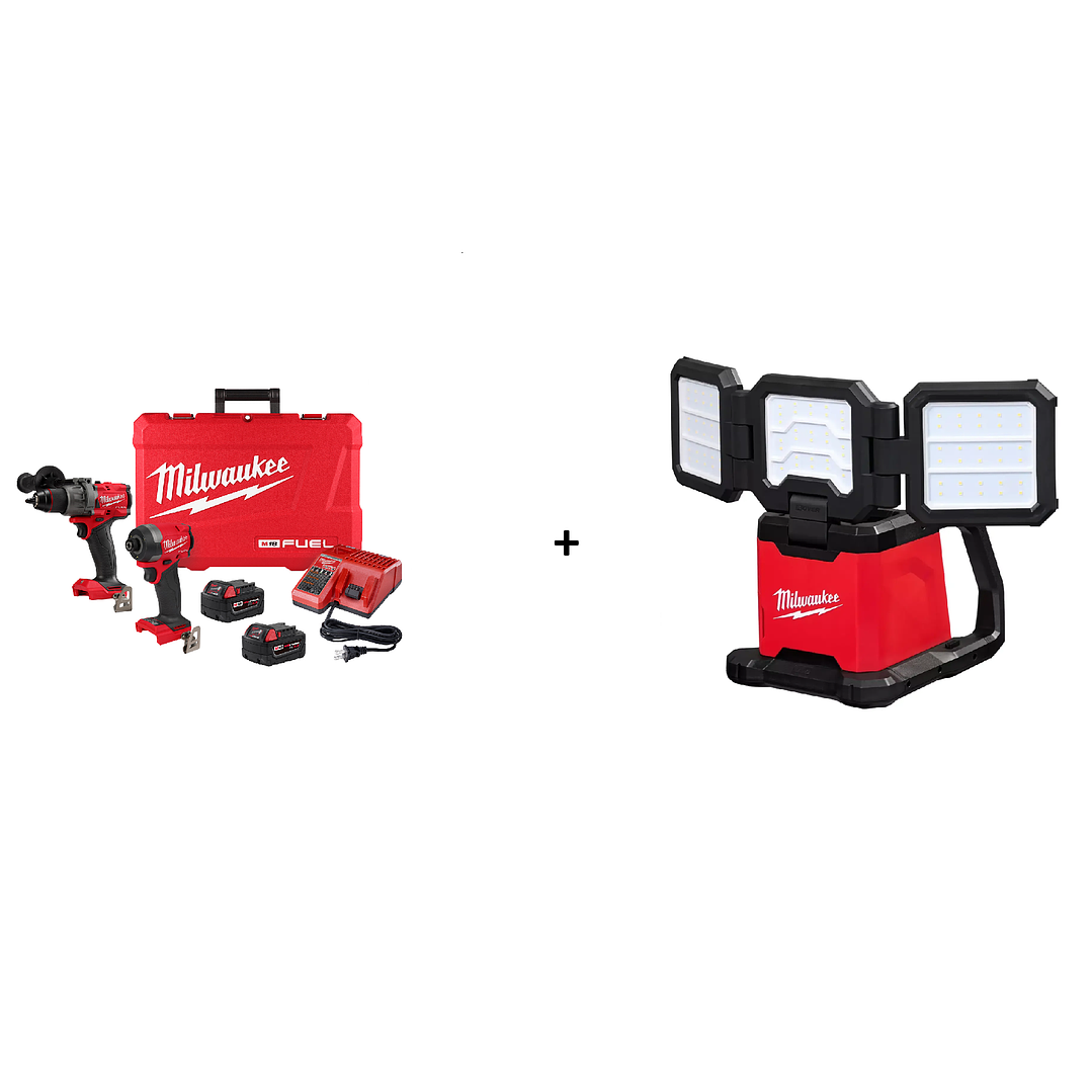 Kit Taladro/atornilla Impacto 4ta M18 Fuel 3697-22 Milwaukee Arma Tu Kit 4