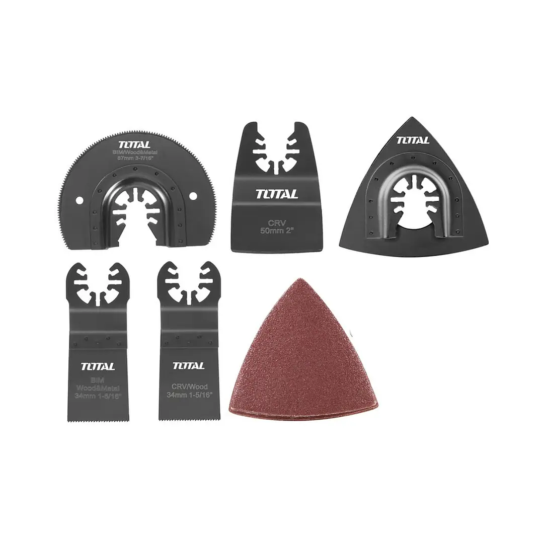 Set de hojas multifuncionales oscilantes 15pzas TOTAL 1