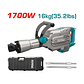 Demoledor Industrial 45J 1700W + 2 cinceles + Maleta TOTAL TH215456 - Miniatura 2
