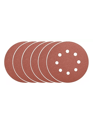 Set de discos de lija 225MM 6pzas TOTAL