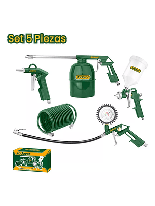 Set De Herramientas Neumáticas 5 Piezas Jadever JDAX1505