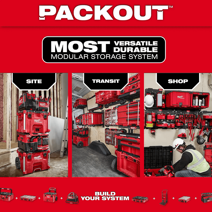 Caja De Herramientas Con Ruedas Packout Milwaukee 48-22-8427 3