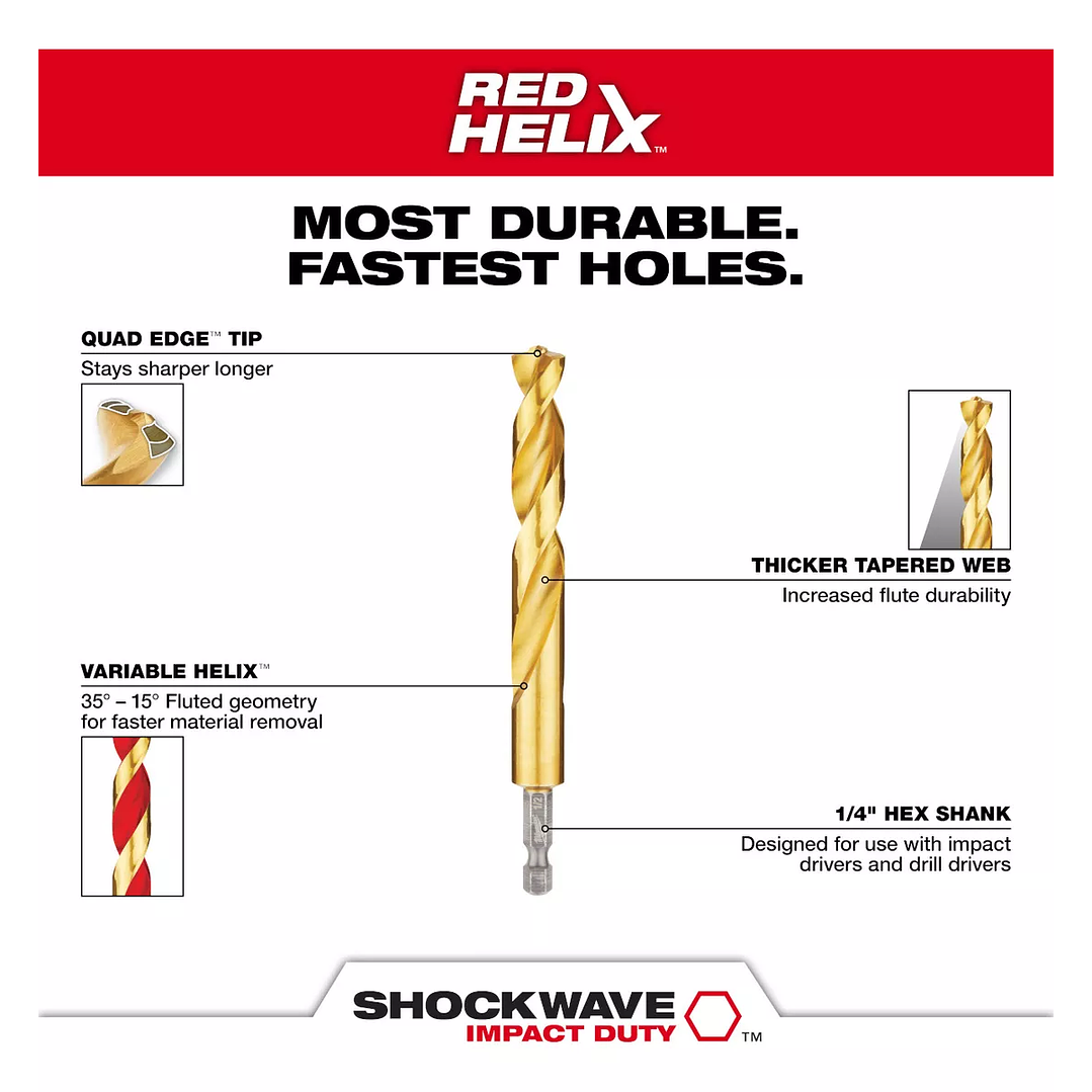 Juego De Brocas De Titanio De 23 Piezas Milwaukee 48-89-4631 2