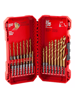 Juego De Brocas De Titanio De 23 Piezas Milwaukee 48-89-4631