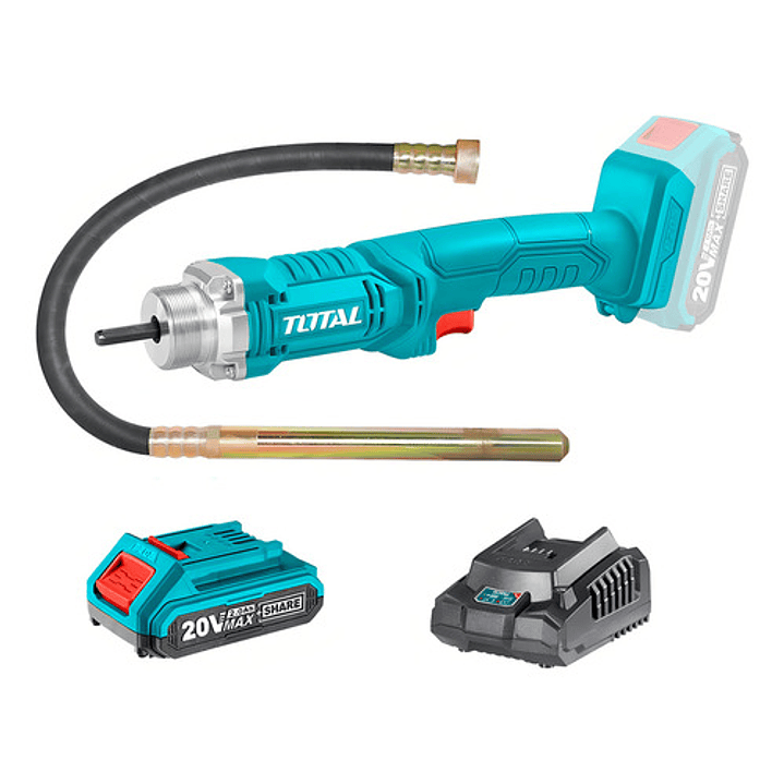 Vibrador De Hormigón Total Tools Tcvli2023011 220v 2