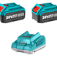 Pack 2 Baterías 4ah 20v + Cargador Inteligente Total - Miniatura 2