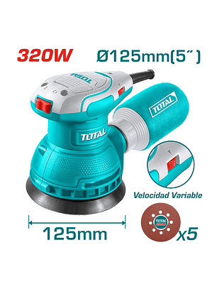 Lijadora roto orbital 125MM (5