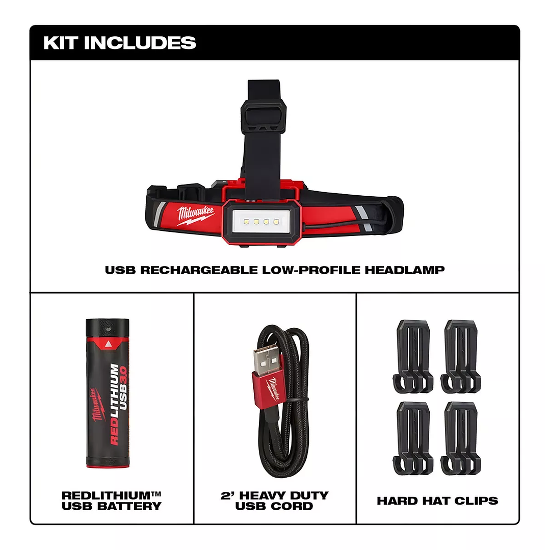 Milwaukee Linterna Frontal Recargable Usb 600 Lm 2115-21 4