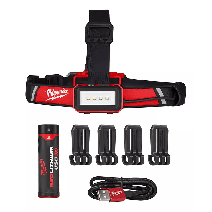 Milwaukee Linterna Frontal Recargable Usb 600 Lm 2115-21 3