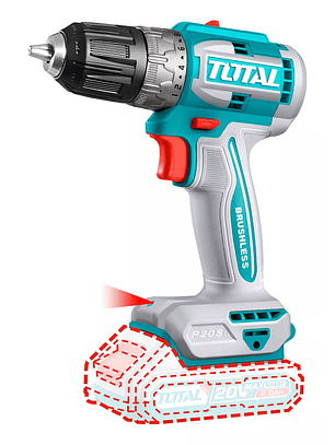 Taladro Inalámbrico BL Motor 20V 10mm 52Nm TDLI204531