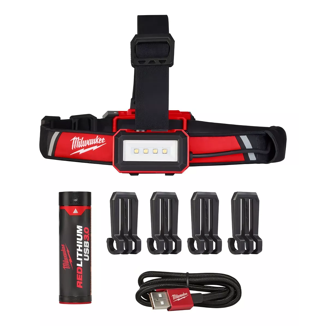 Milwaukee Linterna Frontal Recargable Usb 600 Lm 2115-21 2