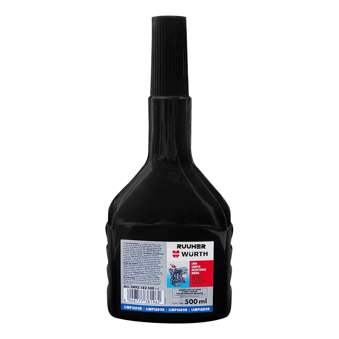 Limpia Inyectores Diesel Wurth 500ml Aditivo Limpiador Lwd 2