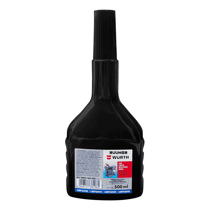 Limpia Inyectores Diesel Wurth 500ml Aditivo Limpiador Lwd 2