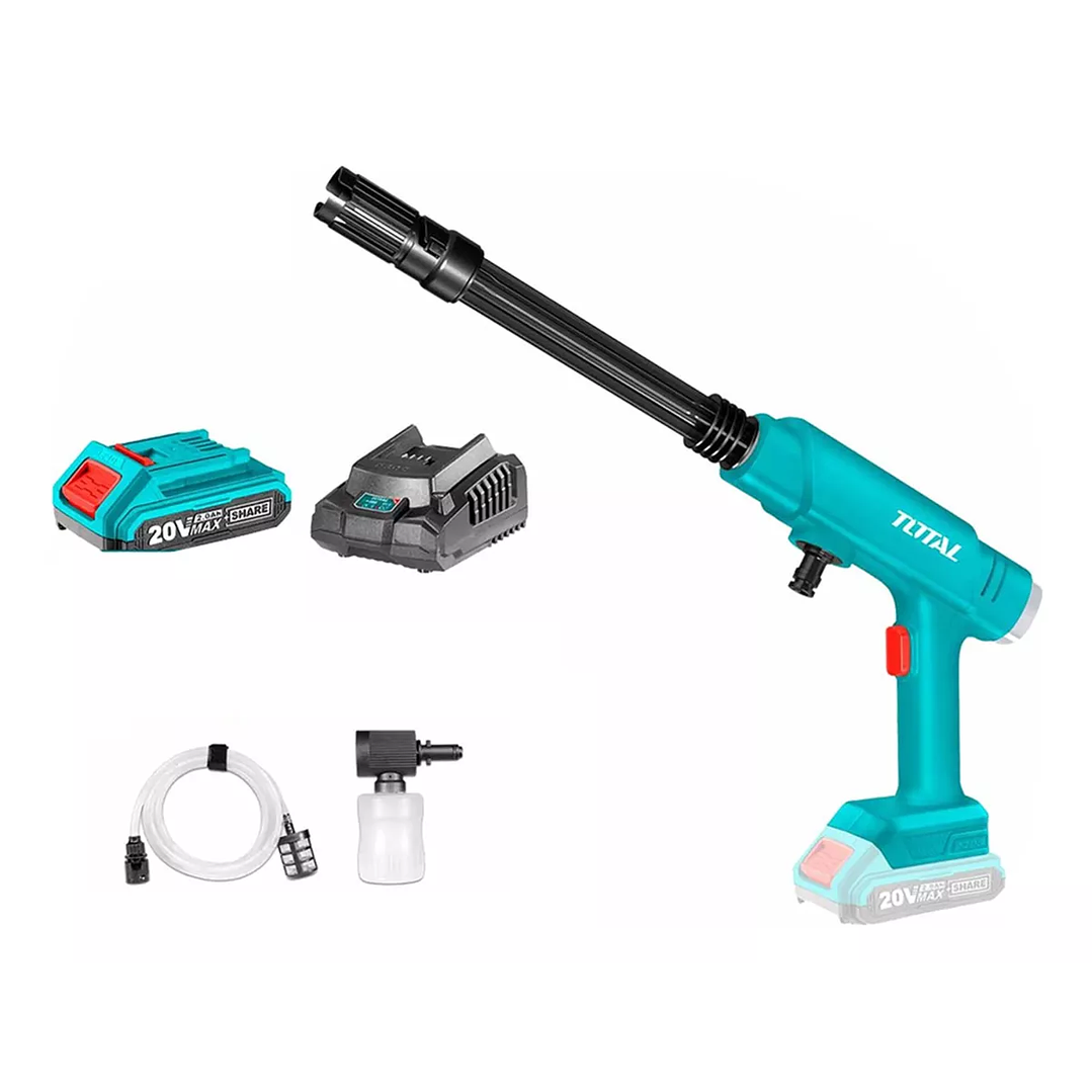 Hidrolavadora 20v Bat+ Cargador Total Tpwli20362 1