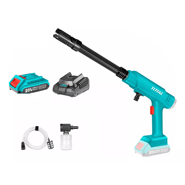 Hidrolavadora 20v Bat+ Cargador Total Tpwli20362 1
