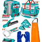 kit Total Soldadora Inverter 160a Tos23095 - Miniatura 2