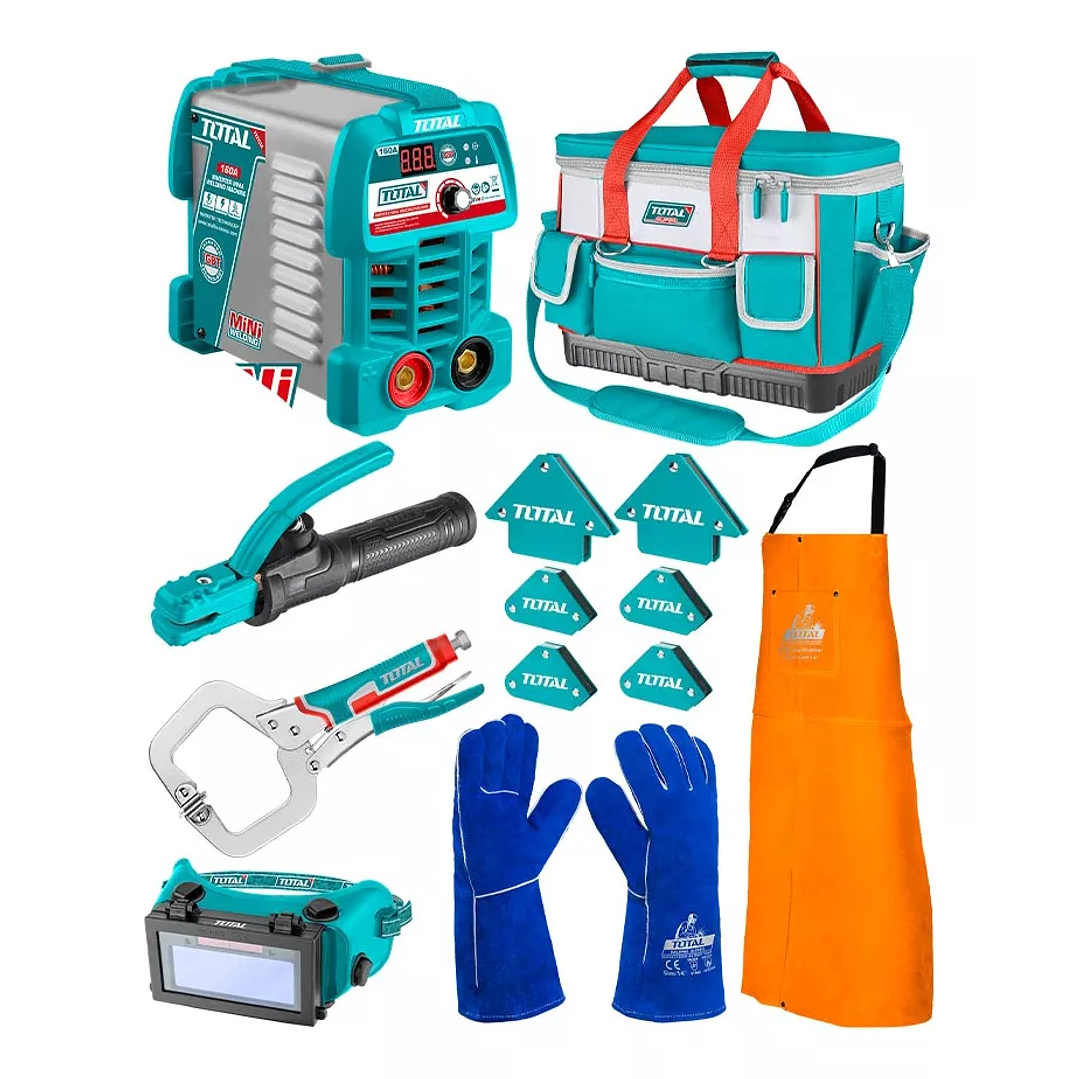 kit Total Soldadora Inverter 160a Tos23095 1