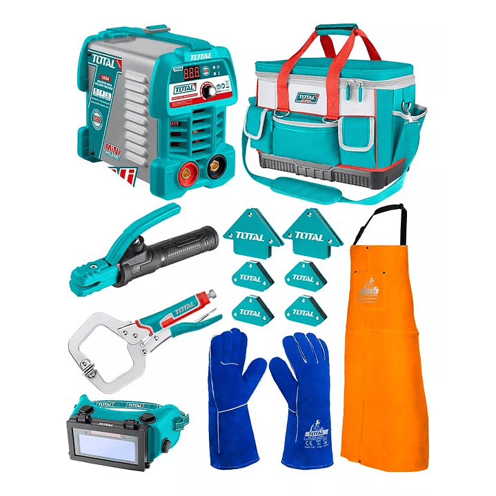 kit Total Soldadora Inverter 160a Tos23095 1