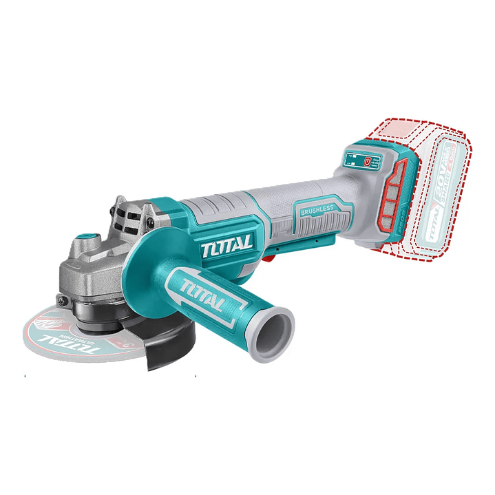 Amoladora Angular Inalámbrica Total Tagli211156 1