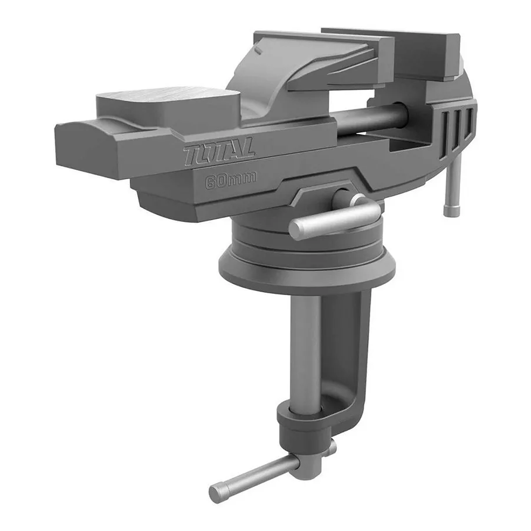 Tornillo De Banco Base Giratoria 60mm Total 1