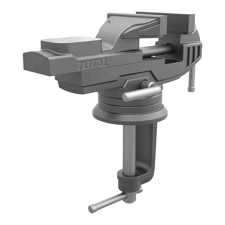 Tornillo De Banco Base Giratoria 60mm Total 1