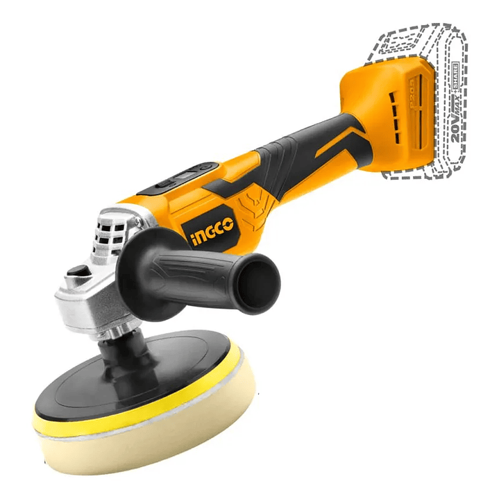 Pulidora Inalámbrica 20v 150mm Ingco apli2001 1