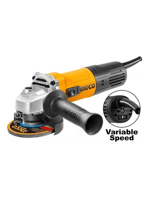 Esmeril Angular 1100w Velocidad Variable Ingco ag1100385