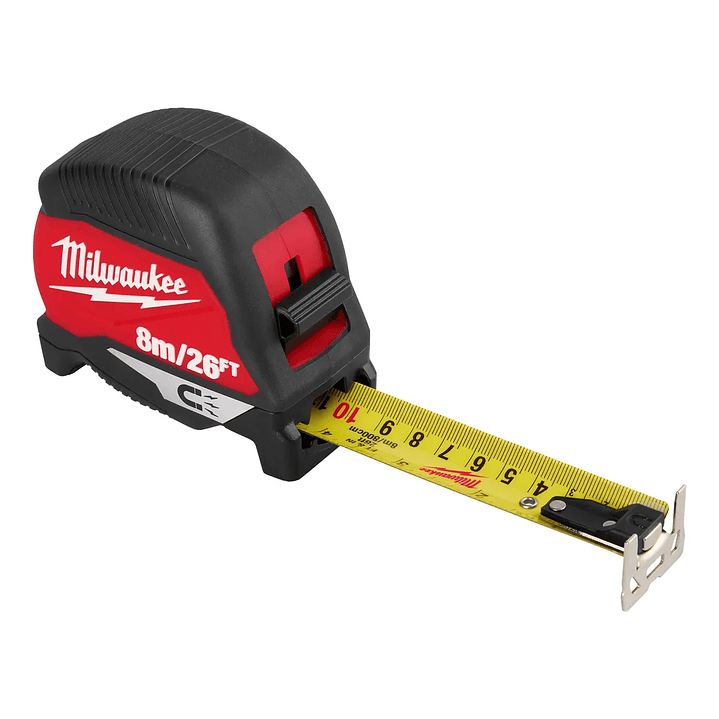 Cinta Métrica Milwaukee 48-22-1026m 8m De Largo 1