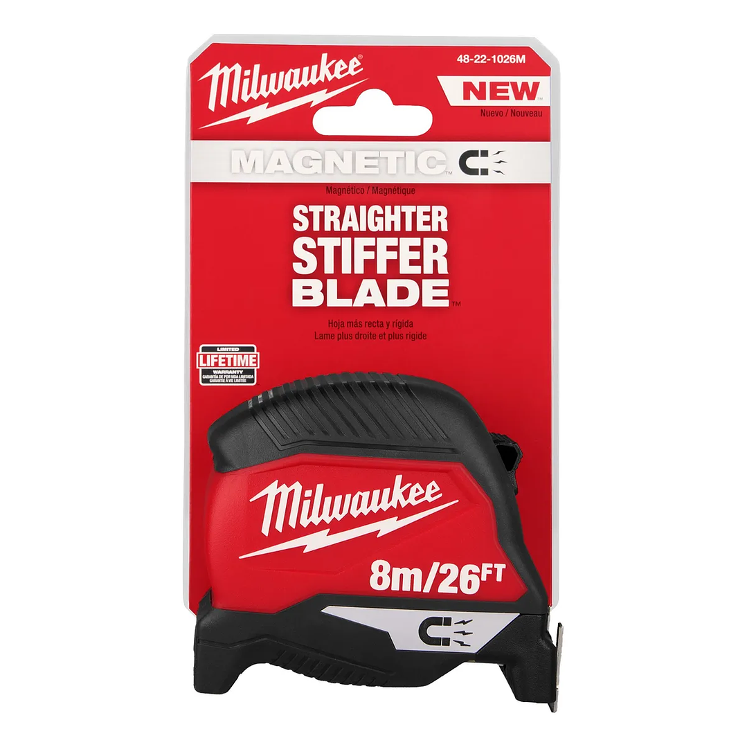 Cinta Métrica Milwaukee 48-22-1026m 8m De Largo 2