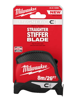 Cinta Métrica Milwaukee 48-22-1026m 8m De Largo